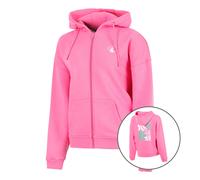 Quiet Please Joy Palm Court Felpa Donna - rosa, bianco, Taglia: S