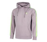 Quiet Please Mind Taped Felpa Con Cappuccio Uomini-Viola,Verde Neon in viola, Taglia: L