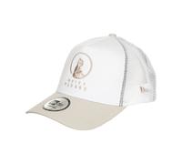 Quiet Please New Era Trucker Cappellino-Bianco,Beige in bianco, Taglia: