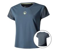 Quiet Please Perspectives Cross Maglietta Donna - Blu, Taglia: XS