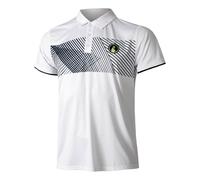 Quiet Please Perspectives Tournament Polo Uomini-Bianco in bianco, Taglia: S