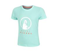 Quiet Please Wild Baseline Logo Maglietta Ragazze - Turchese, Multicolore, Taglia: 116