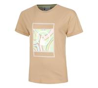 Quiet Please Wild Swirl Court Maglietta Donna - Beige, Multicolore