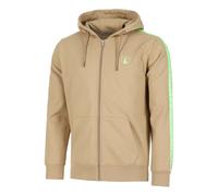 Quiet Please Wild Taped Zip Felpa Uomini - Beige, Verde Neon
