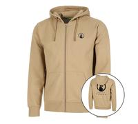 Quiet Please Wild Tonal Zip Felpa Uomini - Beige