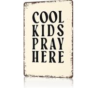 Quiet Prayer Zone Metal Wall Art 8 X 12 in