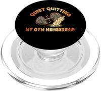 Quiet Quitting My Gym Membership Meme divertente in palestra PopSockets PopGrip per MagSafe