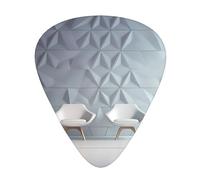 Quiet Space, set di 12 plettri per chitarra, sottili, medi e spessi, adatti per chitarra, basso, chitarra elettrica e ukulele