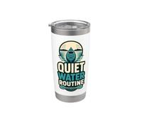 Quiet Water Routine Kayak Pagaia Lago Bicchiere termico in acciaio inox doppia parete