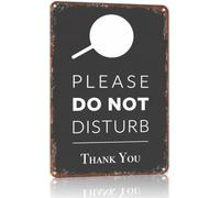 Quiet Zone Metal Sign Do Not Disturb for Library Study 8 X 12 in