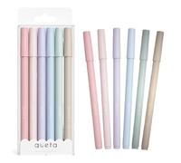 QUIETA 6 Penne Gel Nere Aesthetic | Penna Gel Ufficio, Scuola e Journaling