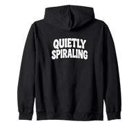 Quietly Spiraling Felpa con Cappuccio