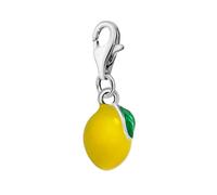 Quiges Donna Charm Ciondolo Argento Limone per Bracciali e Accessori