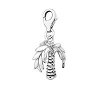 Quiges Donna Charm Ciondolo Placcato Argento Palma per Bracciali e Accessori