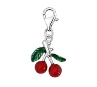 Quiges Donna Ciondolo Charm in Argento Frutta e Bacche per Braccialetti di Charm e Bead