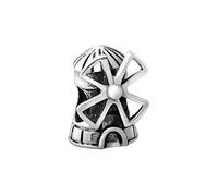 Quiges Fashion Jewellery Argento Sterling 925 Windmühle Bead compatibile con Pandora Bracciali