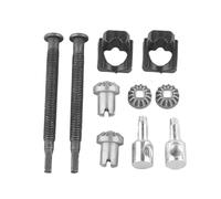 QUIGHZX 2 Pezzi Perno a Vite tenditore regolatore Catena for CS-370 CS-400 for Motosega Parte Vite tenditore regolatore Catena