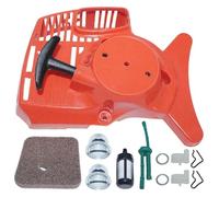 QUIGHZX 4140 190 4009 Kit Tubo Filtro Aria con nottolino di avviamento a Strappo for Motore FS38 FS45 FS46 FS55 FC55 HL45 KM55