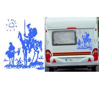 Quijote E Sancho Picasso, Adesivo In Vinile