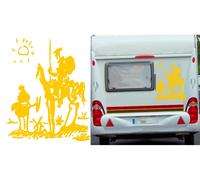 Quijote E Sancho Picasso, Adesivo In Vinile