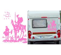 Quijote E Sancho Picasso, Adesivo In Vinile Versione B