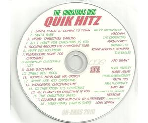 Quik Hitz CHRISTMAS Karaoke CDG QH-XMAS 2010 18 Holiday Songs