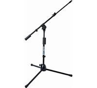 QUIK LOK - A/306 BK, ASTA MICROFONICA bassa a giraffa telescopica con base IN-SYNC