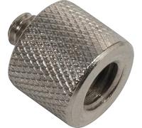 QUIK LOK - ADC/001 ADATTATORE FOTOGRAFICO 1/4" M - 3/8" F Adattatore Fotografico Femmina 3/8”, Maschio 1/4", per Trasformazione Aste Microfoniche in Stativi