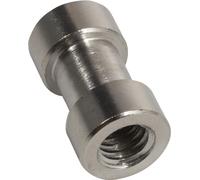 QUIK LOK - ADC/002 ADATTATORE FOTOGRAFICO 1/4" F - 3/8" F Adattatore Fotografico Femmina 3/8”, Femmina 1/4", Per Trasformazione Aste Microfoniche in Stativi