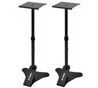 Quik Lok BS402 Coppia Supporto Professionale x casse monitor audio Studio, Nero