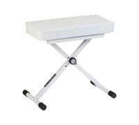 Quik Lok BX8-WH-BB White Panca Regolabile in Altezza per Tastiera e Pianofort...
