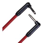 QUIK LOK - FPC/Q Jack Mono 90°/Jack Mono 90° 20 cm, Cavo per strumenti musicali Quik Lok QUIKSILVER, Connettori NEUTRIK: Jack Mono 90° / Jack Mono 90°, Colore rosso mattone, Lunghezza 0,2 mt