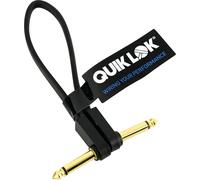 Cavo Patch Jack Mono Angolo 90° per Pedaliera Effetti Pedali 20 cm Quik Lok