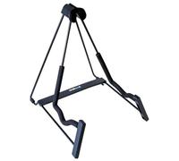 QUIK LOK - GHS/001 Supporto Chitarra Elettrica e Acustica, Stand per Corno Francese, Regolabile 5 Posizioni, Larghezza 27-16 cm, Peso 0,9 kg, Portata 5 kg, Acciaio, Colore Nero