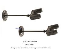 QUIK LOK GS701 SOSTEGNO A MURO CON BLOCCAGGIO AUTOMATICO PER CHITARRA BASSO