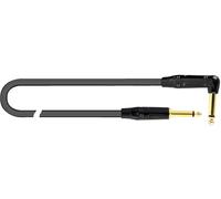 QUIK LOK - JUST/JR-2 Cavo Strumentale 2 m Jack TS Dritto e Angolato, Rivestimento PVC Zigrinato