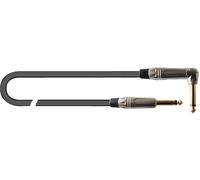 QUIK LOK - JUST JR 9 SL Cavo Strumento 9m Jack Mono 90° / Jack Mono, Serie JUST JR SL, Connettori SL Silver, Flessibile e Resistente, Colore Nero