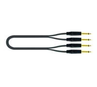 QUIK LOK - JUST/KEY-4,5, Cavo per Strumenti Musicali, 2 JACK MONO/2 JACK MONO, Lunghezza 4,5 mt, Colore nero
