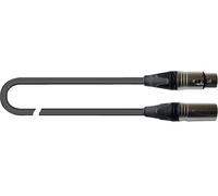 QUIK LOK - JUST/MF-20 SL Cavo Microfonico Bilanciato 20m XLR Maschio/Femmina Finitura Argento
