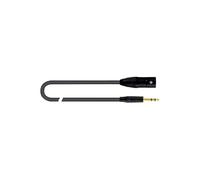 QUIK LOK - JUST/MJS-3 Cavo Microfonico Bilanciato 3 m XLR Maschio/Jack Stereo TRS Nero