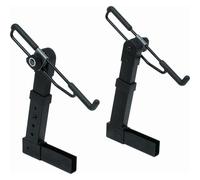 QUIK LOK - M/2 - COPPIA DI BRACCETTI AGGIUNTIVI PER M91, Braccetti Aggiuntivi Regolabili in Altezza, Inclinazione e Profondità, Sostegni Rivestiti in Gomma, Carico massimo 33,9 kg, Colore Nero