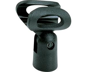 QUIK LOK - MP/892 PORTAMICROFONO FLESSIBILE PICCOLO Portamicrofono Professionale Piccolo, Dotato di Clip in Materiale Flessibile, Adatto a Microfoni Panoramici a Condensatore, Colore Nero