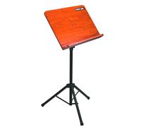 QUIK LOK - MS/332 Leggio Orchestra con Piano Removibile in Legno, Resistente Tubolare in Acciaio, Componenti di Ottima Qualità, Verniciatura a Fuoco Antigraffio e Antiriflesso Nero Smaltato.