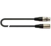 QUIK LOK - MX/775-1 Cavo Microfono STRIX XLR Maschio-Femmina 1 m Nero