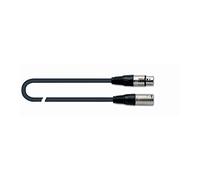 QUIK LOK - MX/775-3 CAVO XLR MASCHIO/XLR FEMMINA, Cavo Microfonico, Lunghezza 3 mt, Colore Nero