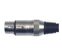 QUIK LOK - NC/354-K XLR 3 POLI FEMMINA IN METALLO Connettore Volante Cannon XLR, 3 Poli Femmina in Metallo, Serie K