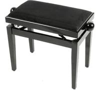 Quiklok Sgabello Pianoforte antico Panchetta classica in Legno colore Nero - PB010BK