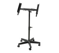 QUIK LOK - QL/400 SUPPORTO PER MIXER, Supporto a Piedistallo con Ruote per Apparecchi larghi da 36.5 a 53.5 cm, Colore Nero