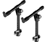 QUIK LOK - QLX/3 COPPIA DI BRACCI AGGIUNTIVI PER SUPPORTO A "X" Supporti Aggiuntivi Regolabili in Altezza, Angolazione, Inclinazione, Colore Nero