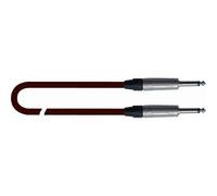 QUIK LOK - QUIKSILVER/3 Jack Mono/Jack Mono 3 mt, Cavo per strumenti musicali Quik Lok QUIKSILVER, Connettori NEUTRIK: Jack Mono/Jack Mono, Colore rosso mattone, Lunghezza 3 mt